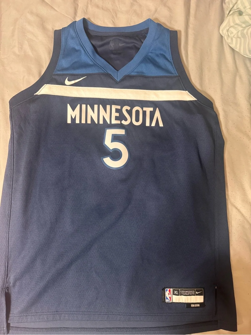Nike Minnesota Timberwolves Anthony Edwards NBA Jersey Boys XL